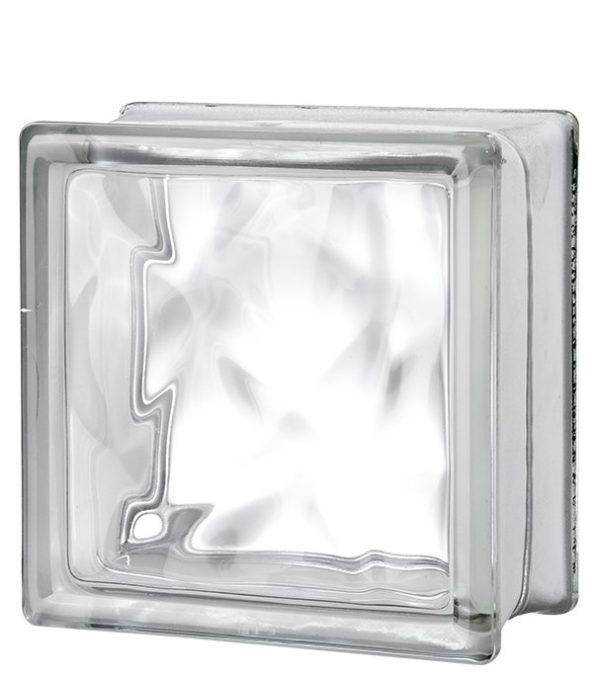 GLASS BLOCK CLOUD WHITE 11.5×11.5 SEVES BY DECOMAT