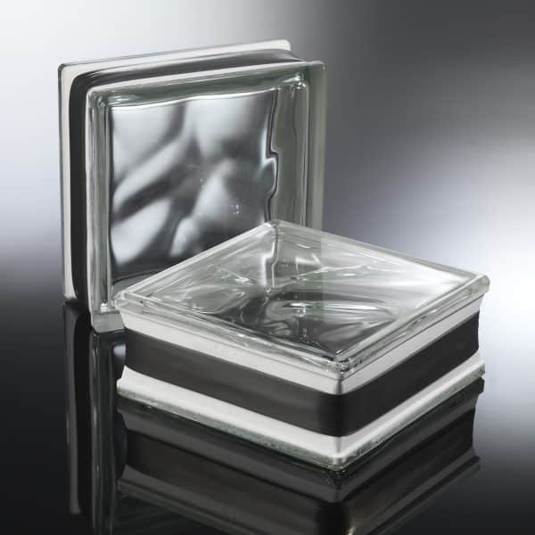 GLASS BRICK ENERGY CLOUD COLORLESS 19×19 U=1.4W/m2 SEVES BY DECOMAT