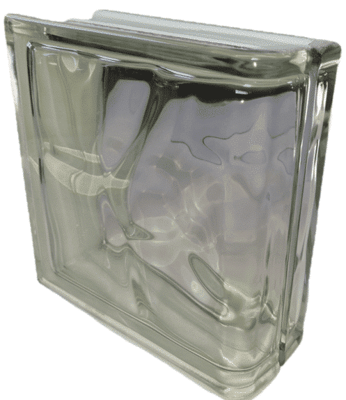 TERMINAL GLASS BRICK DOUBLE CLOUD COLOR 19×19 MULIA BY DECOMAT